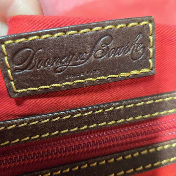 Dooney & Bourke Red Pebbled Leather Large Hobo Bag 2014 - Picture 15 of 16